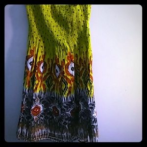 Planet gold summer dress